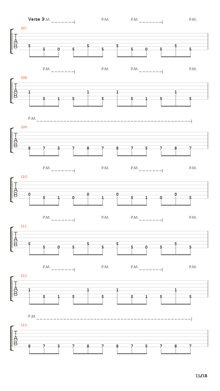 Laid To Rest吉他谱