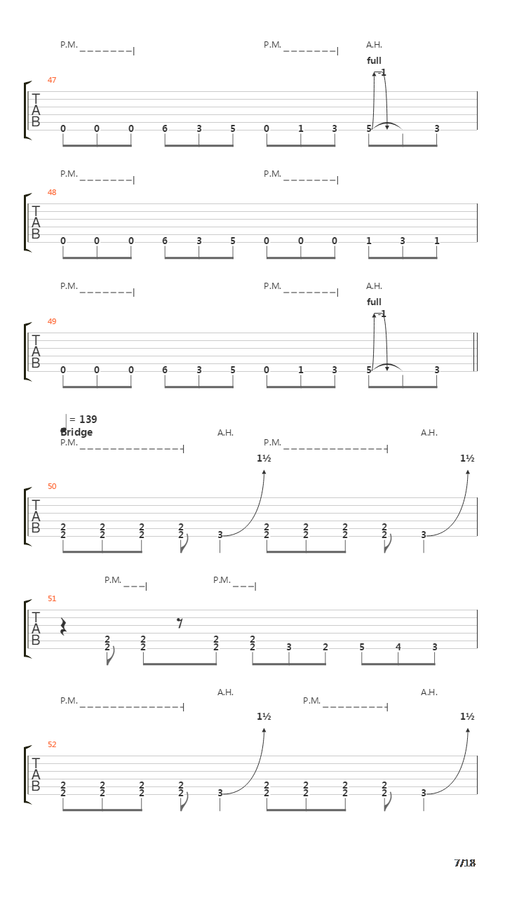 Laid To Rest吉他谱