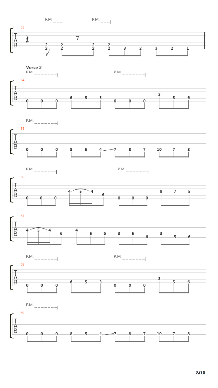 Laid To Rest吉他谱