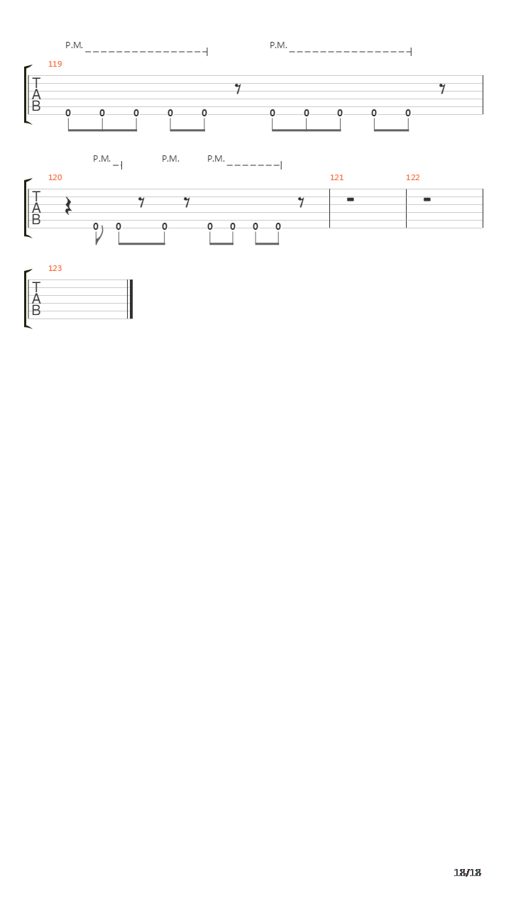 Laid To Rest吉他谱