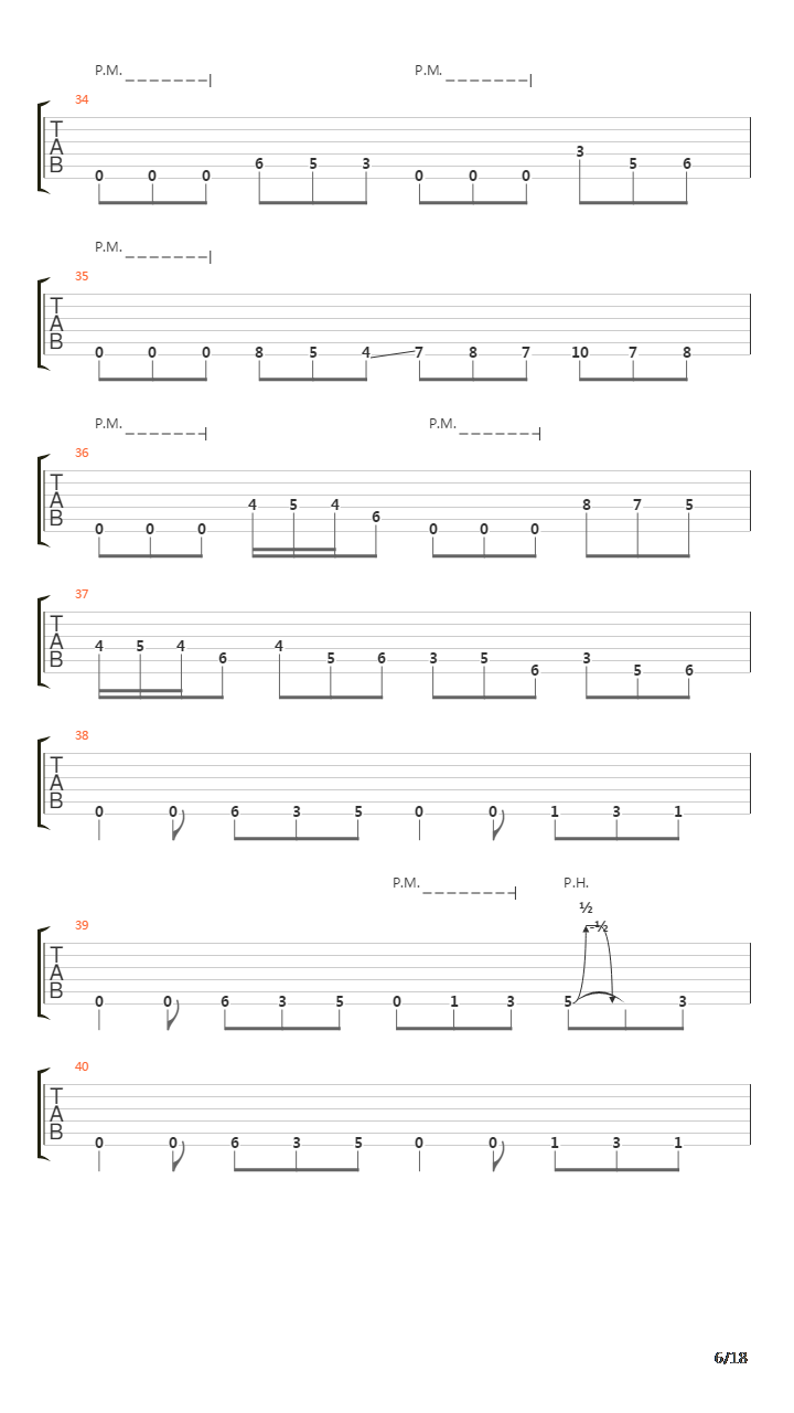 Laid To Rest吉他谱