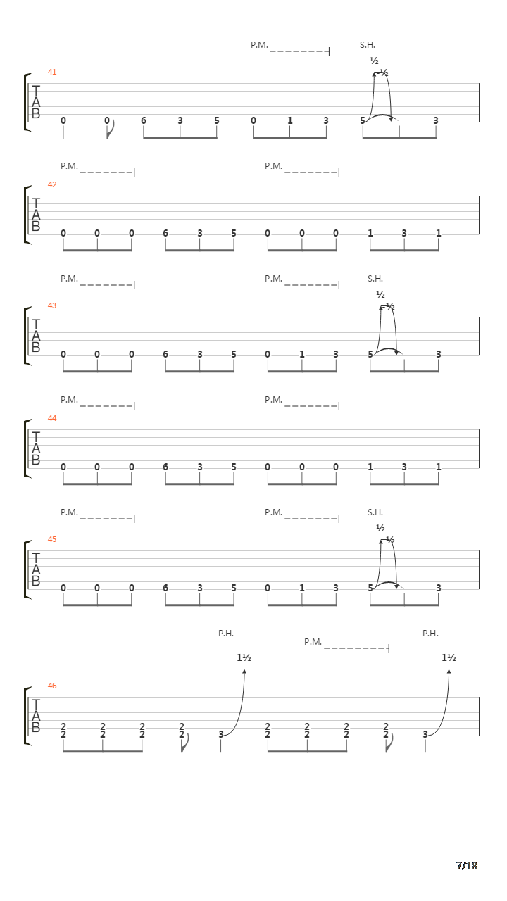 Laid To Rest吉他谱