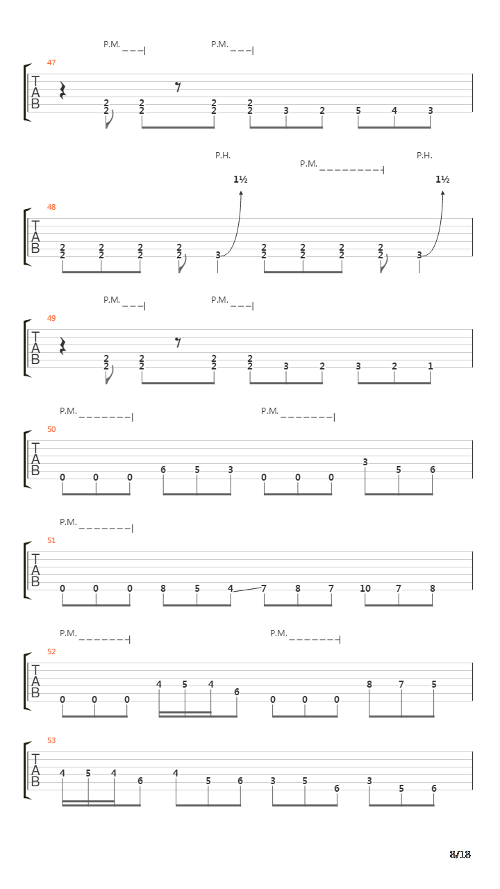 Laid To Rest吉他谱