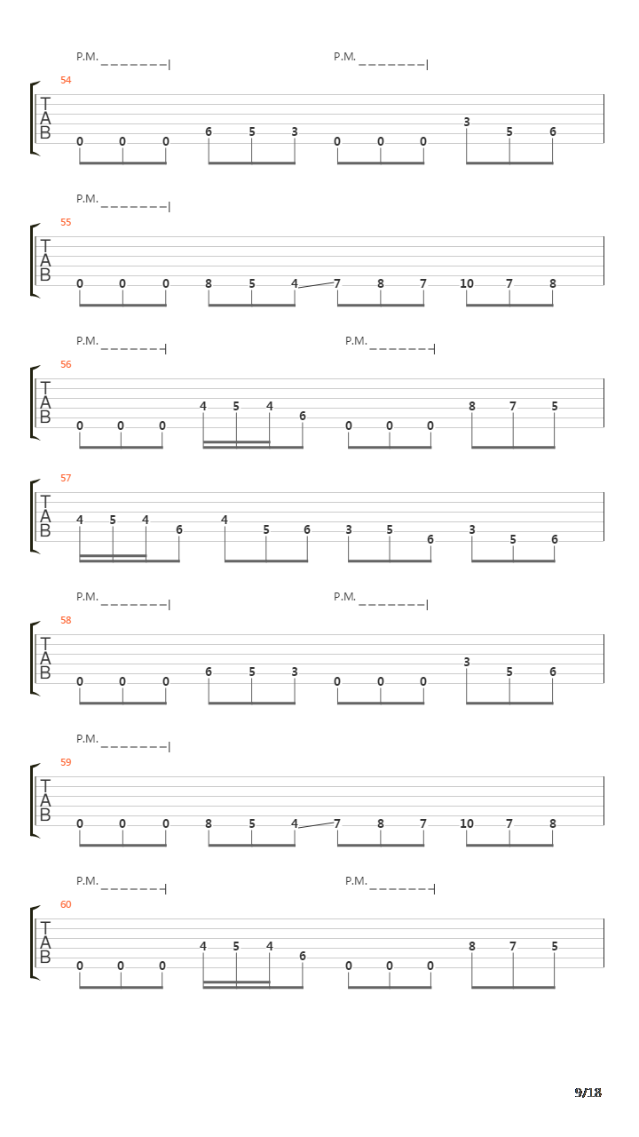 Laid To Rest吉他谱