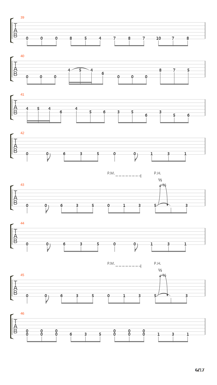 Laid To Rest吉他谱