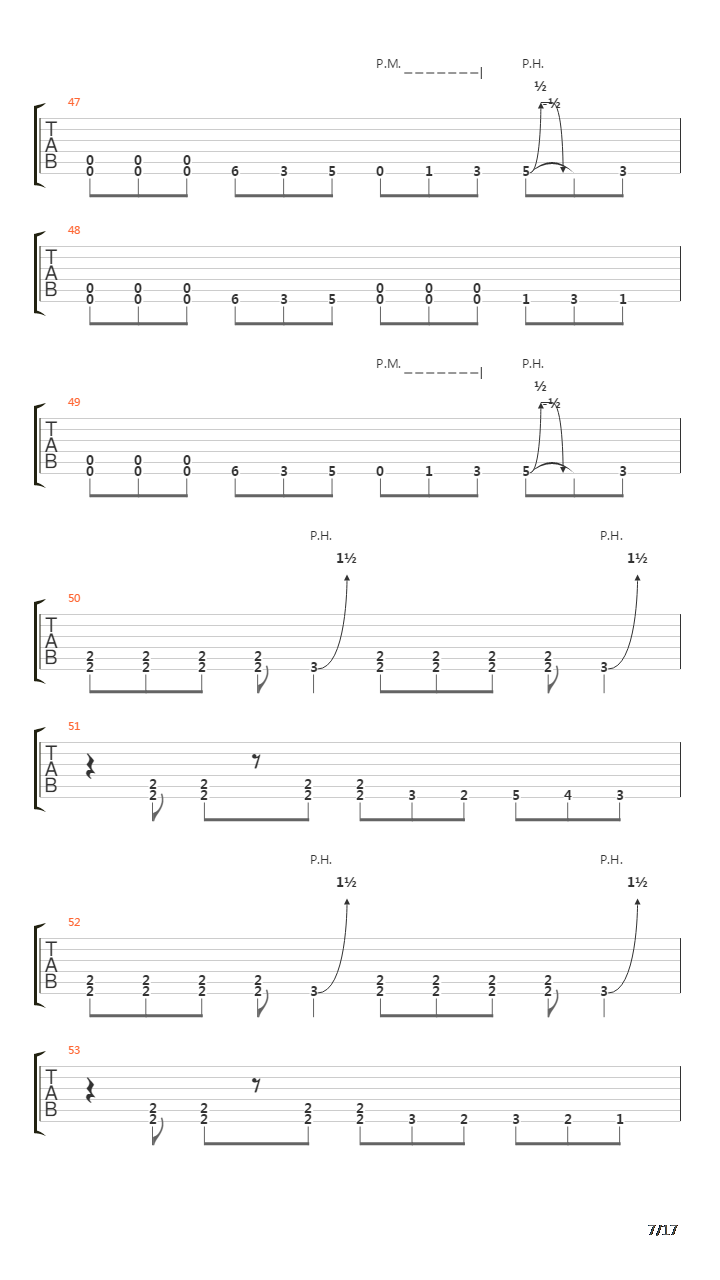 Laid To Rest吉他谱