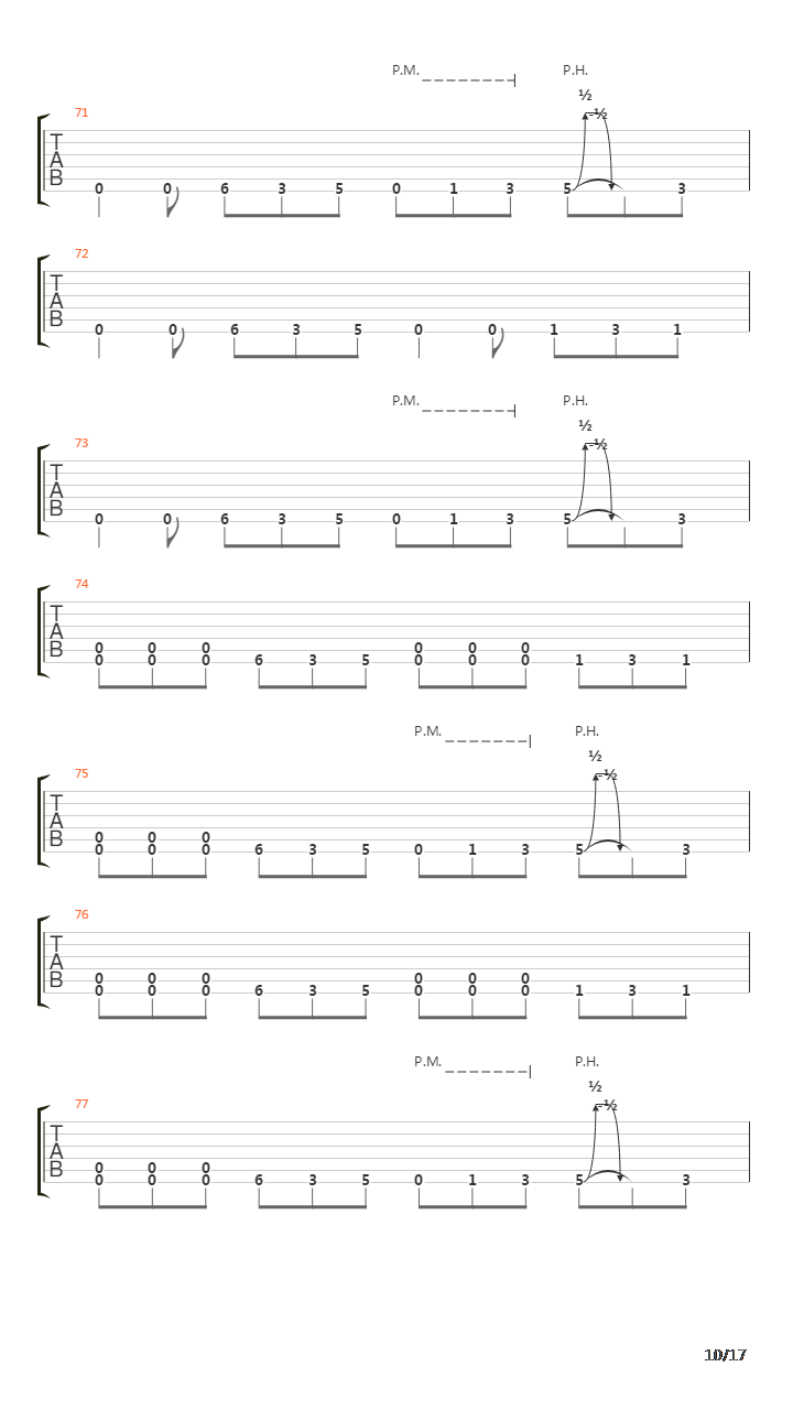 Laid To Rest吉他谱