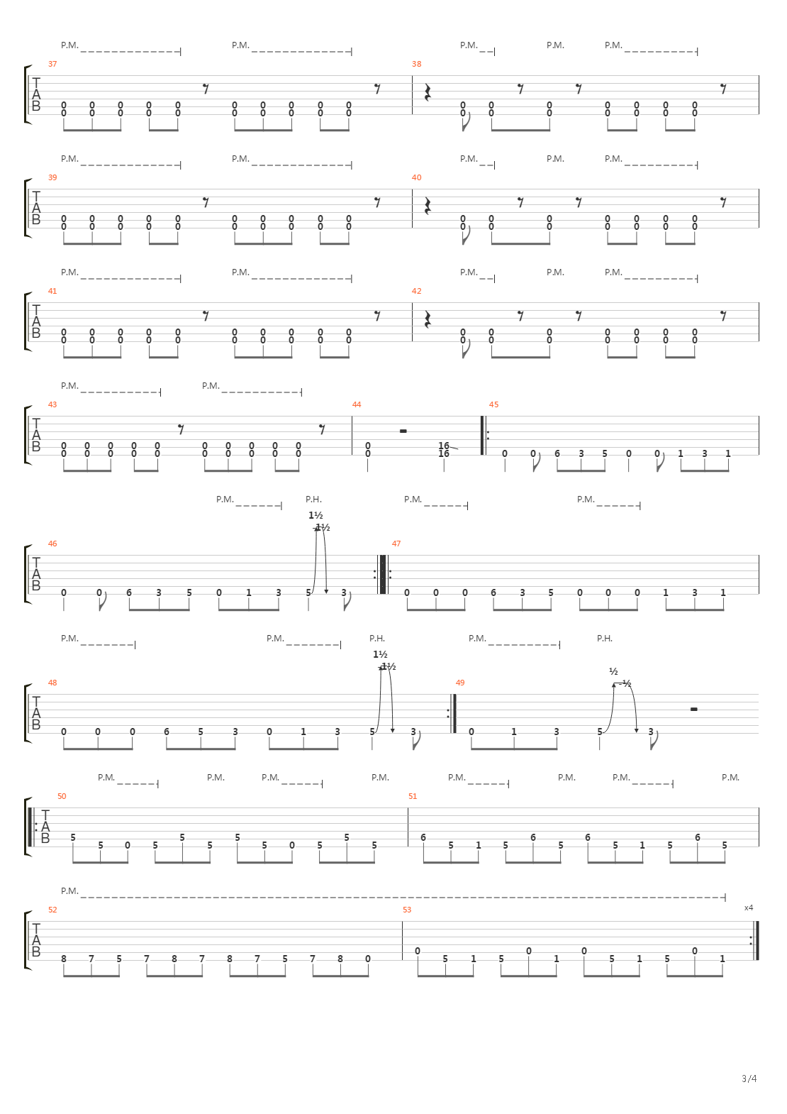 Laid To Rest吉他谱