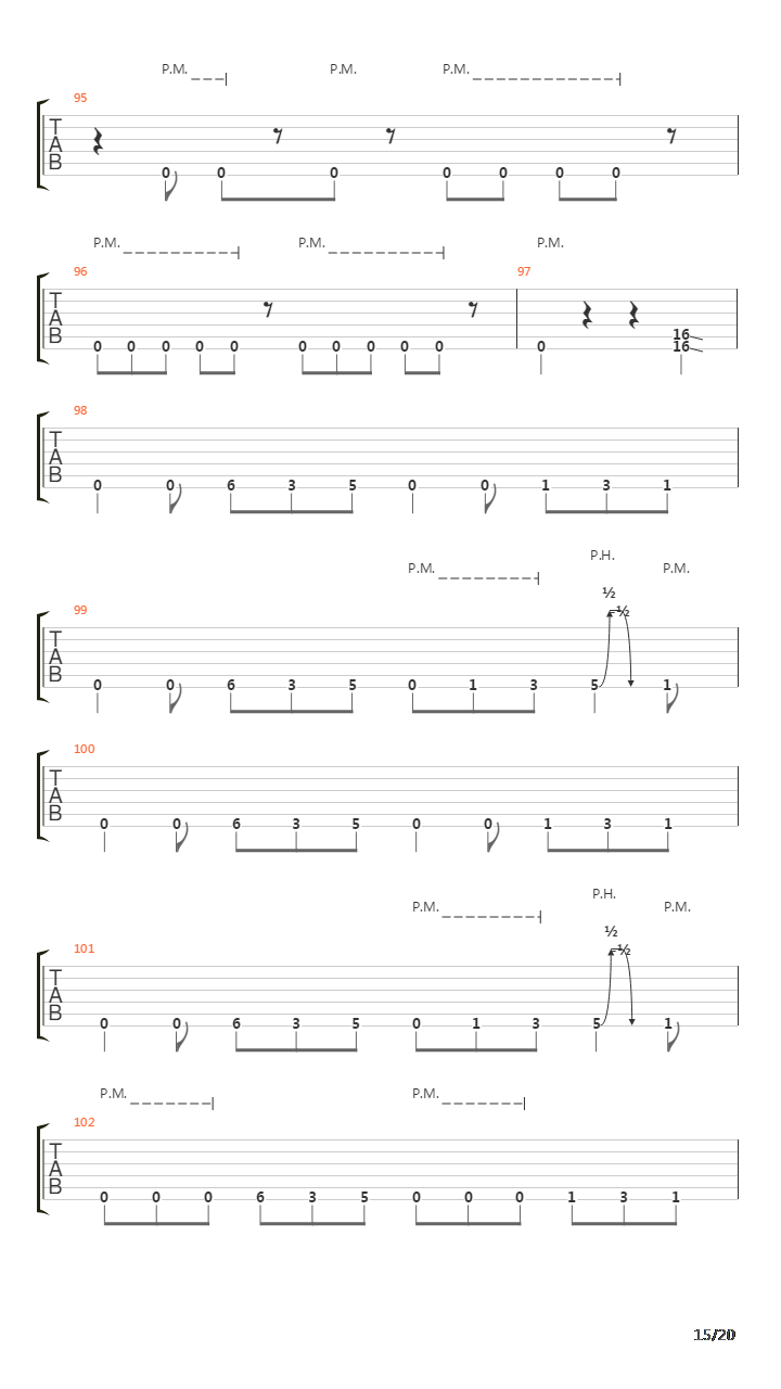 Laid To Rest吉他谱