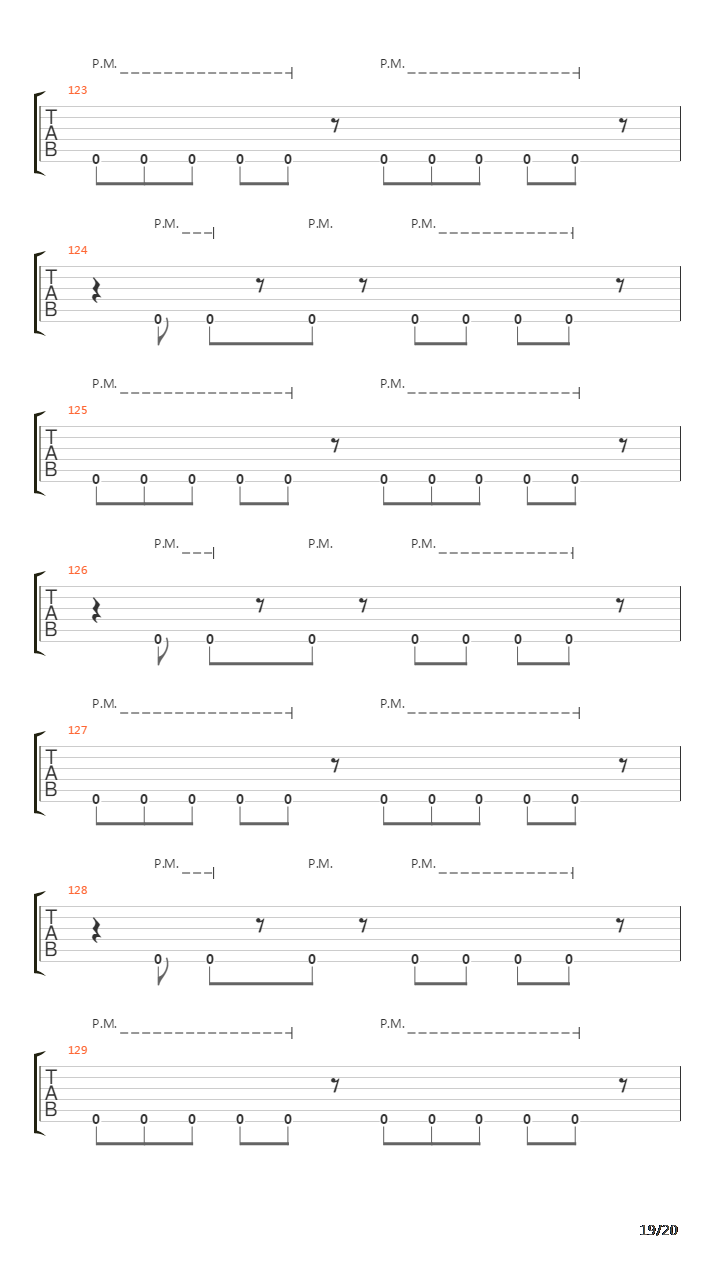 Laid To Rest吉他谱