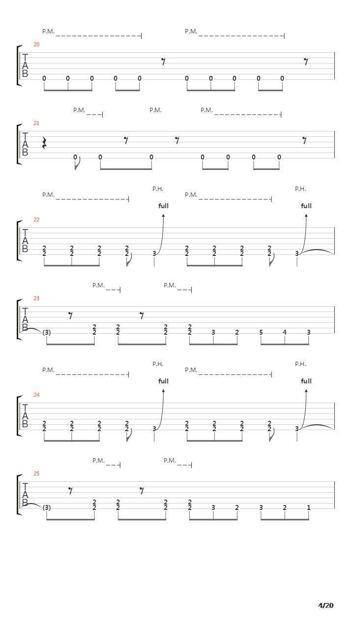 Laid To Rest吉他谱