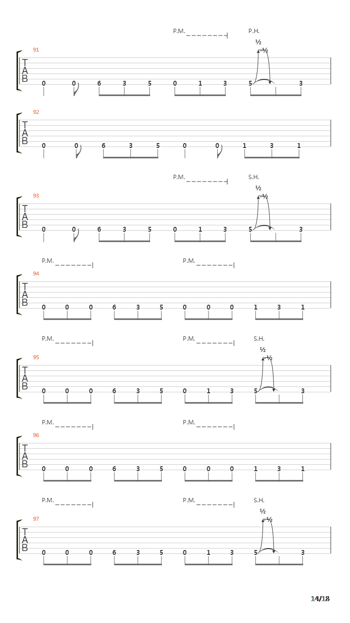 Laid To Rest吉他谱