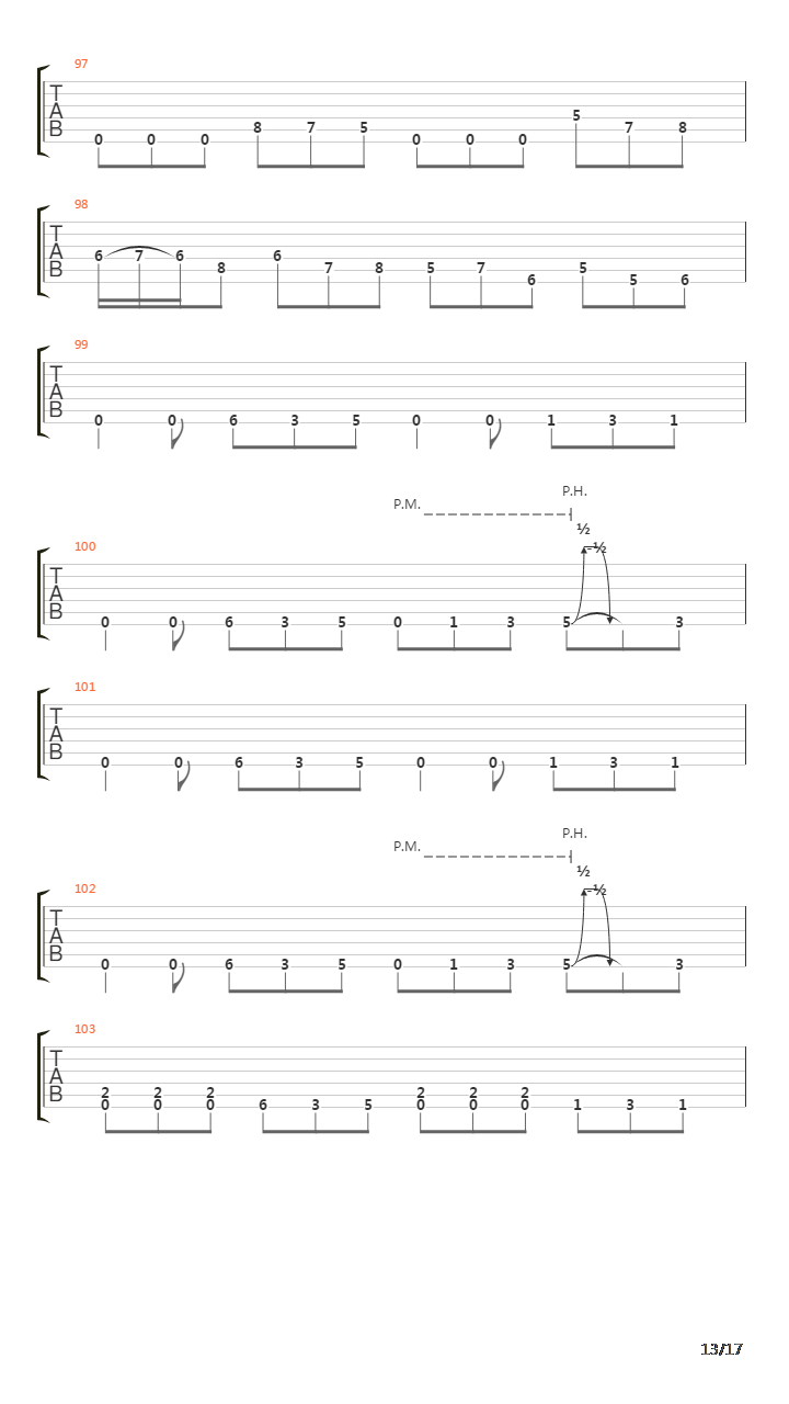 Laid To Rest吉他谱