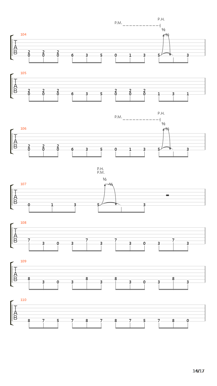 Laid To Rest吉他谱