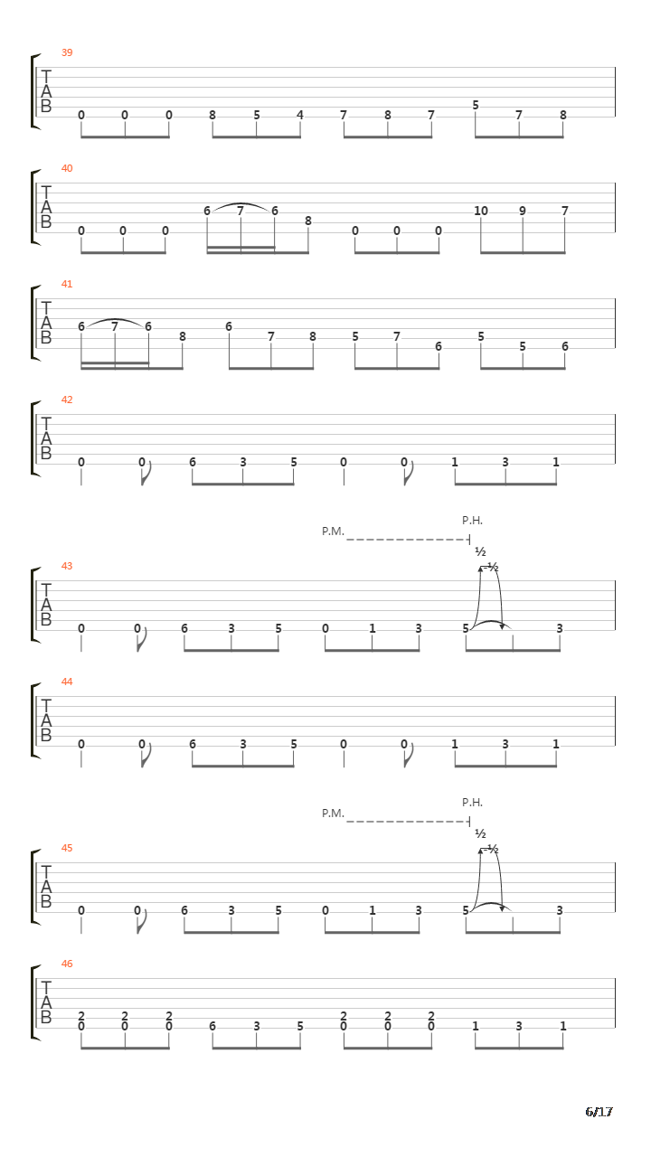 Laid To Rest吉他谱