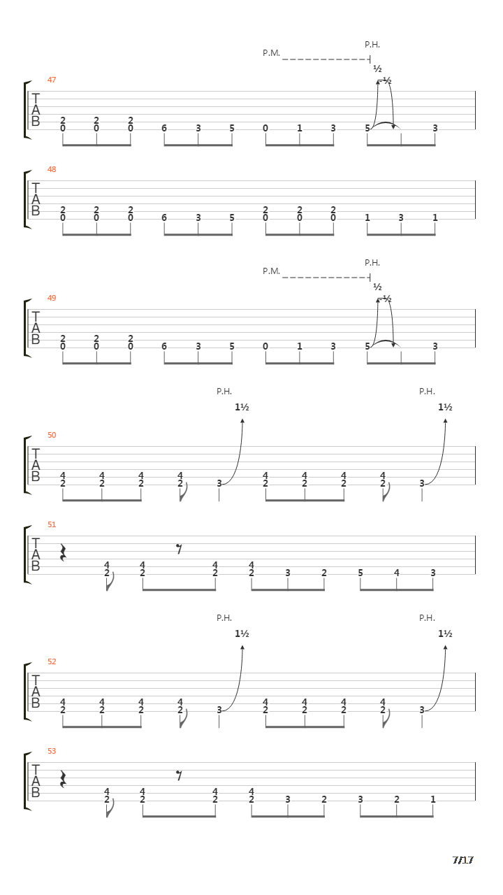 Laid To Rest吉他谱