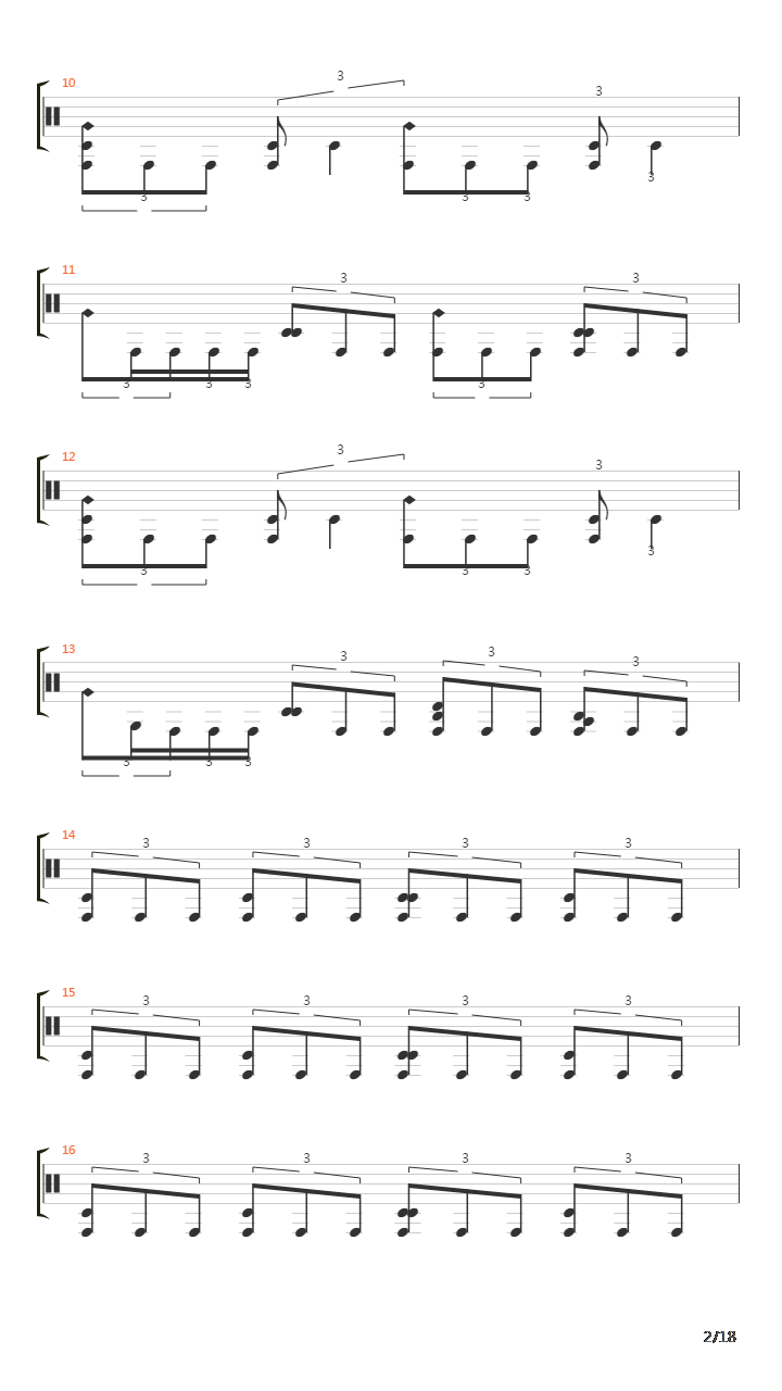 Laid To Rest吉他谱