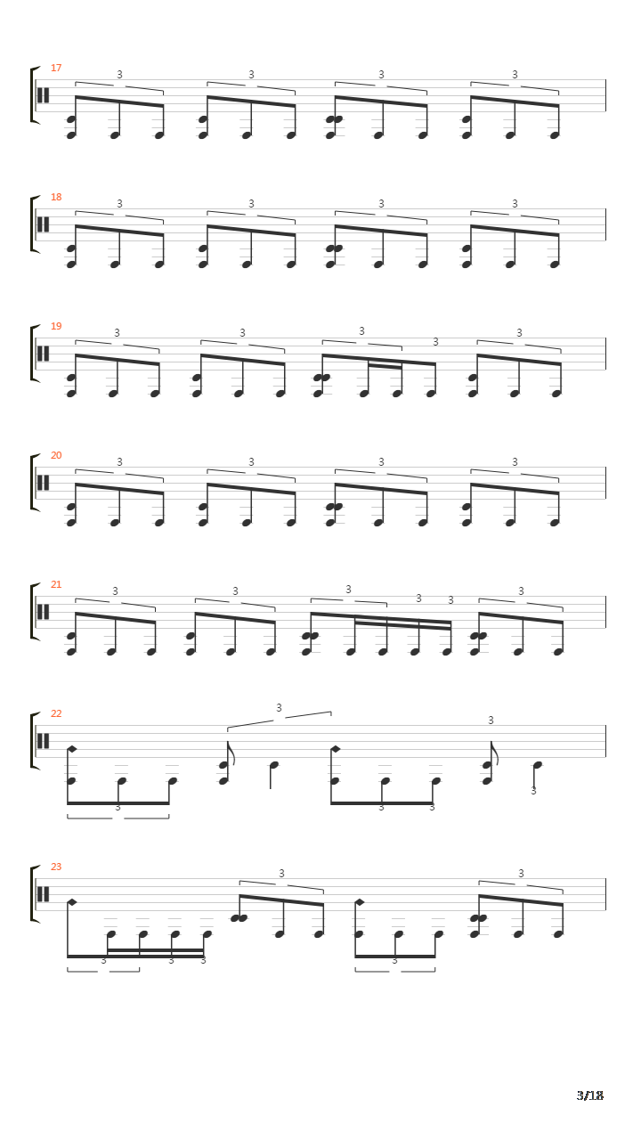 Laid To Rest吉他谱