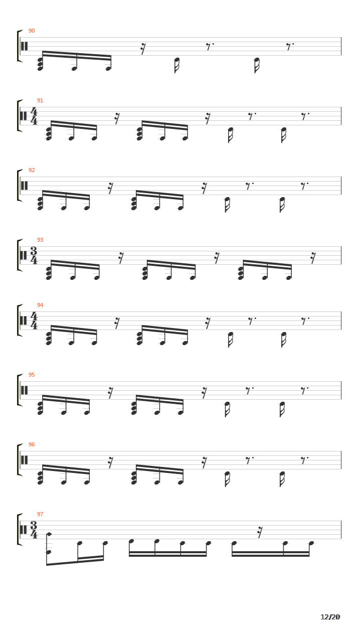 Now Youve Got Something To Die For吉他谱