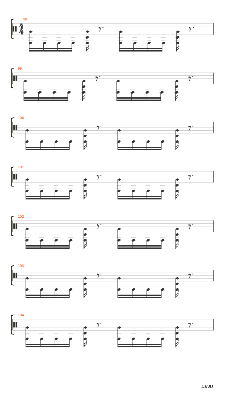 Now Youve Got Something To Die For吉他谱
