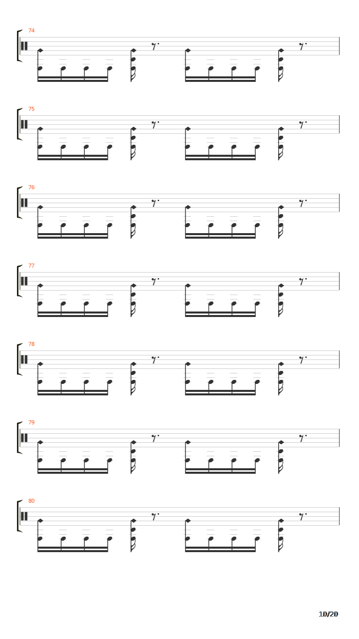 Now Youve Got Something To Die For吉他谱