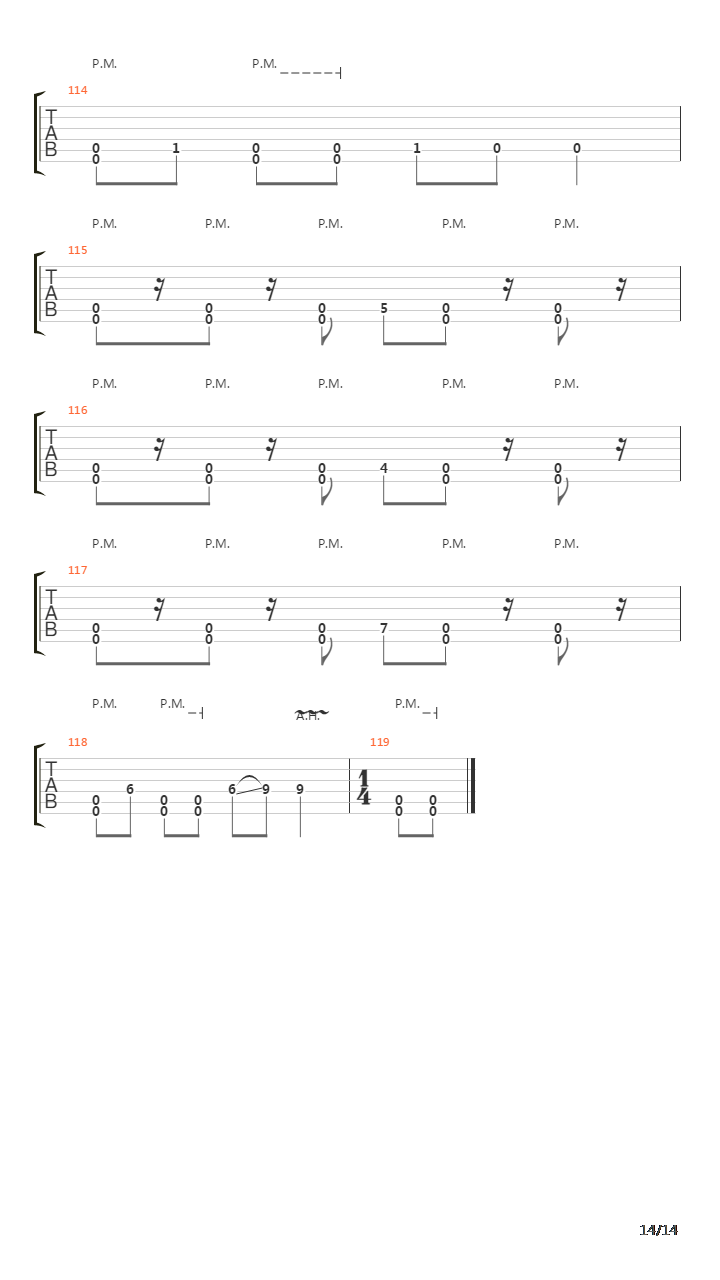 Omerta吉他谱