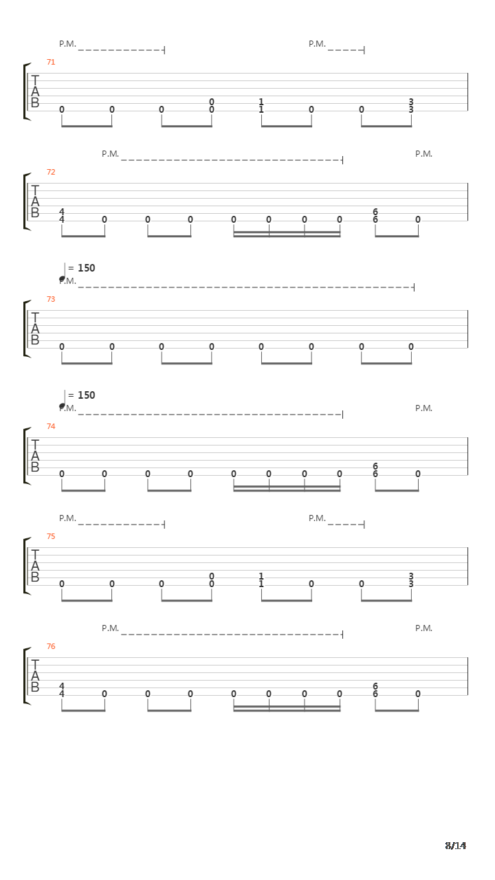 Omerta吉他谱