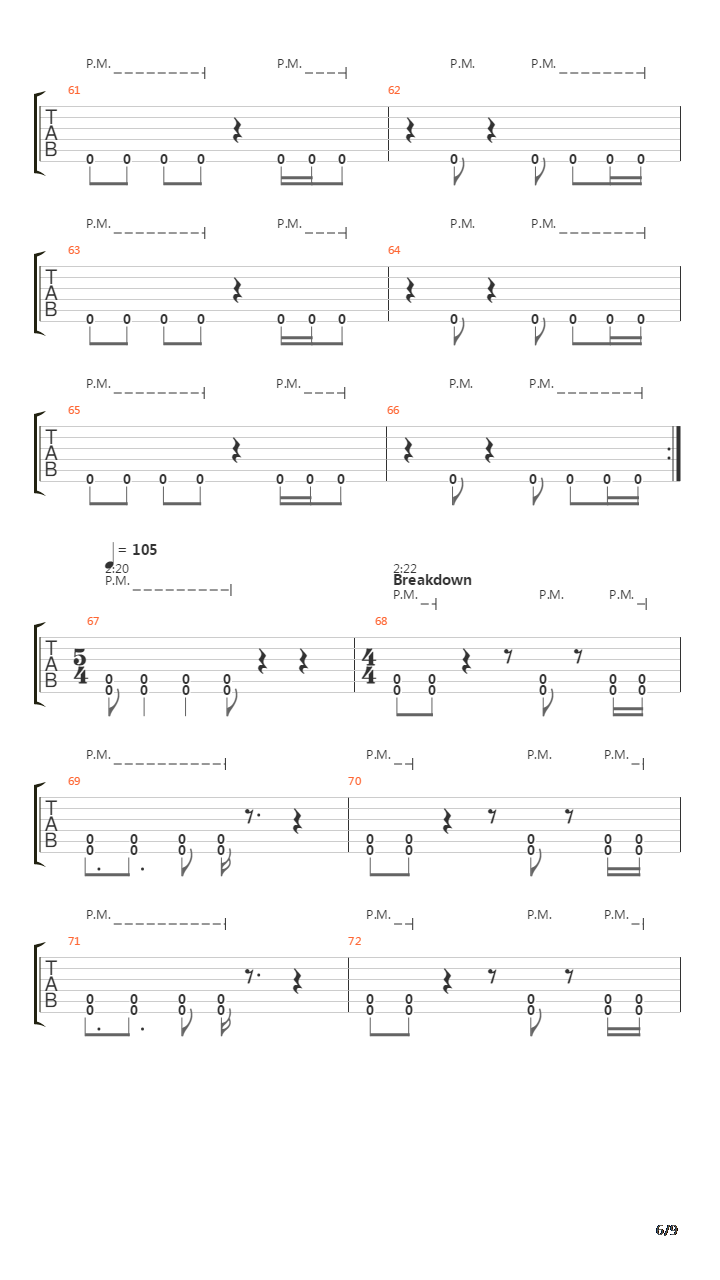 Pariah吉他谱