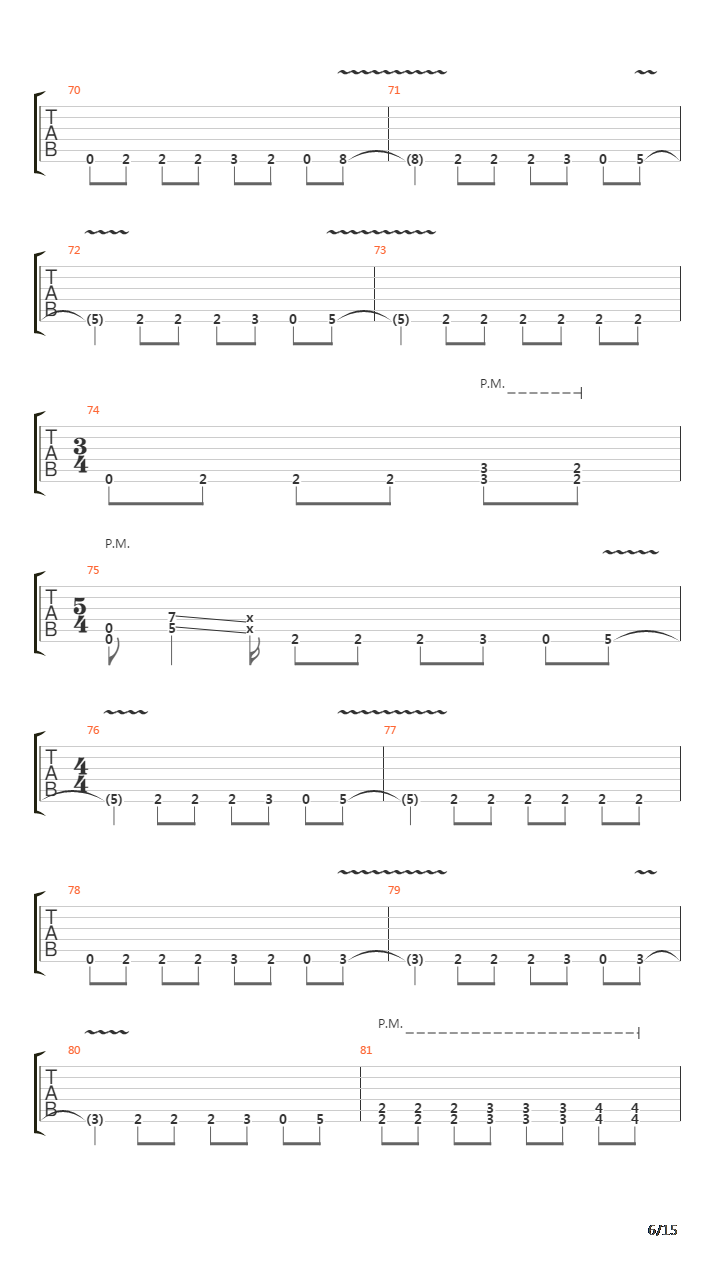 Set To Fail吉他谱