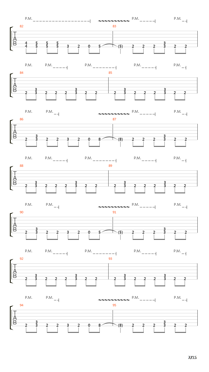 Set To Fail吉他谱