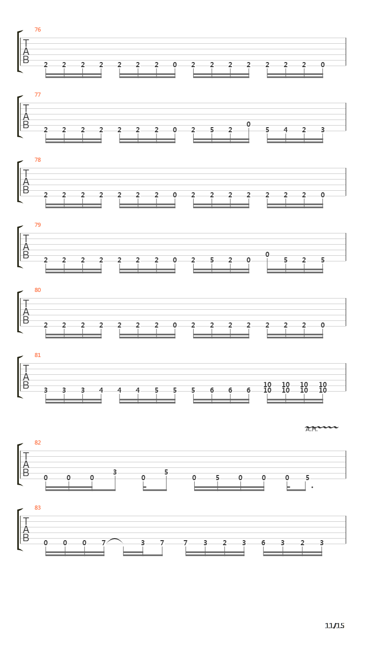 Set To Fail吉他谱