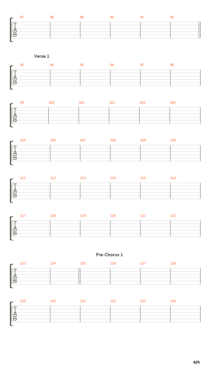 The Passing吉他谱