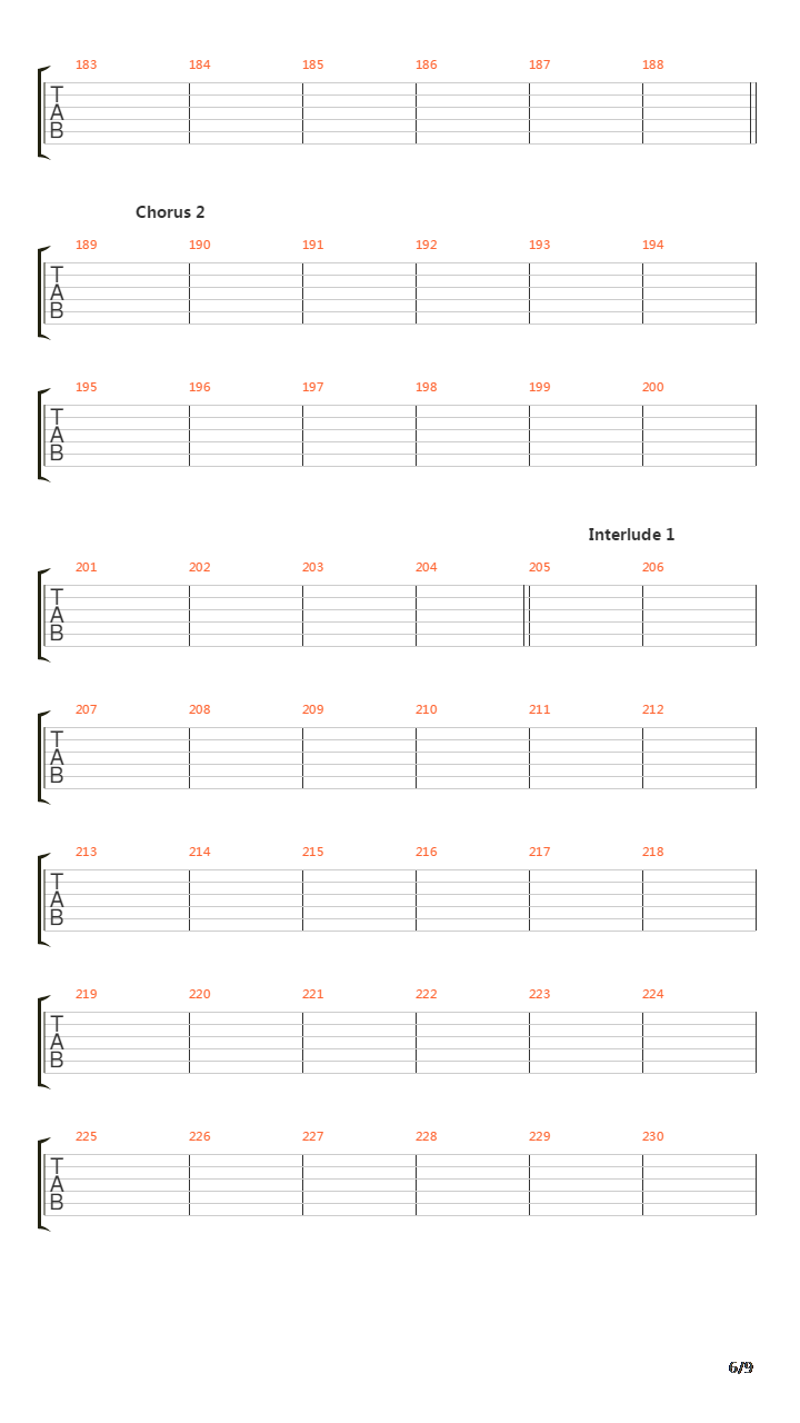 The Passing吉他谱