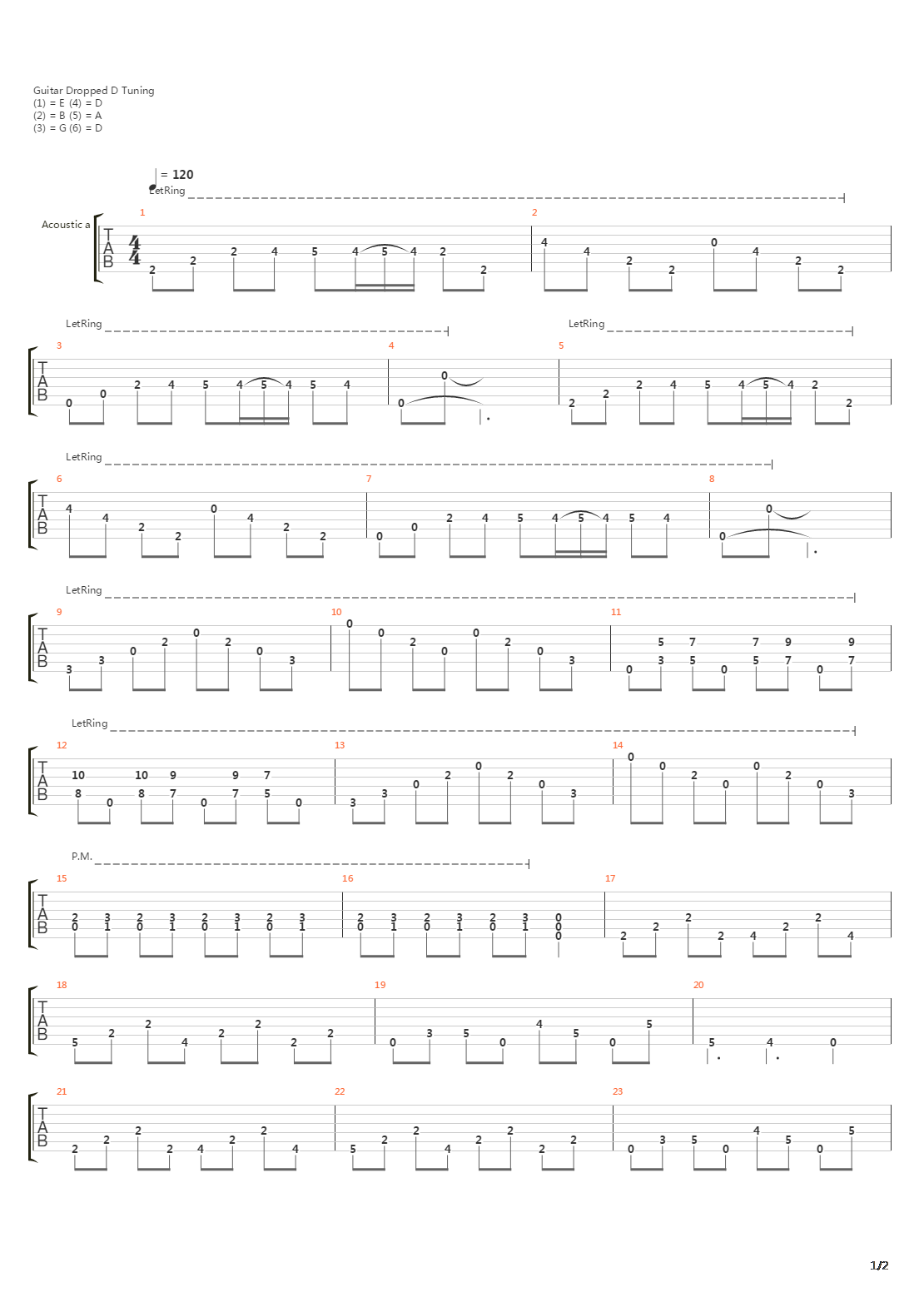 The Passing吉他谱