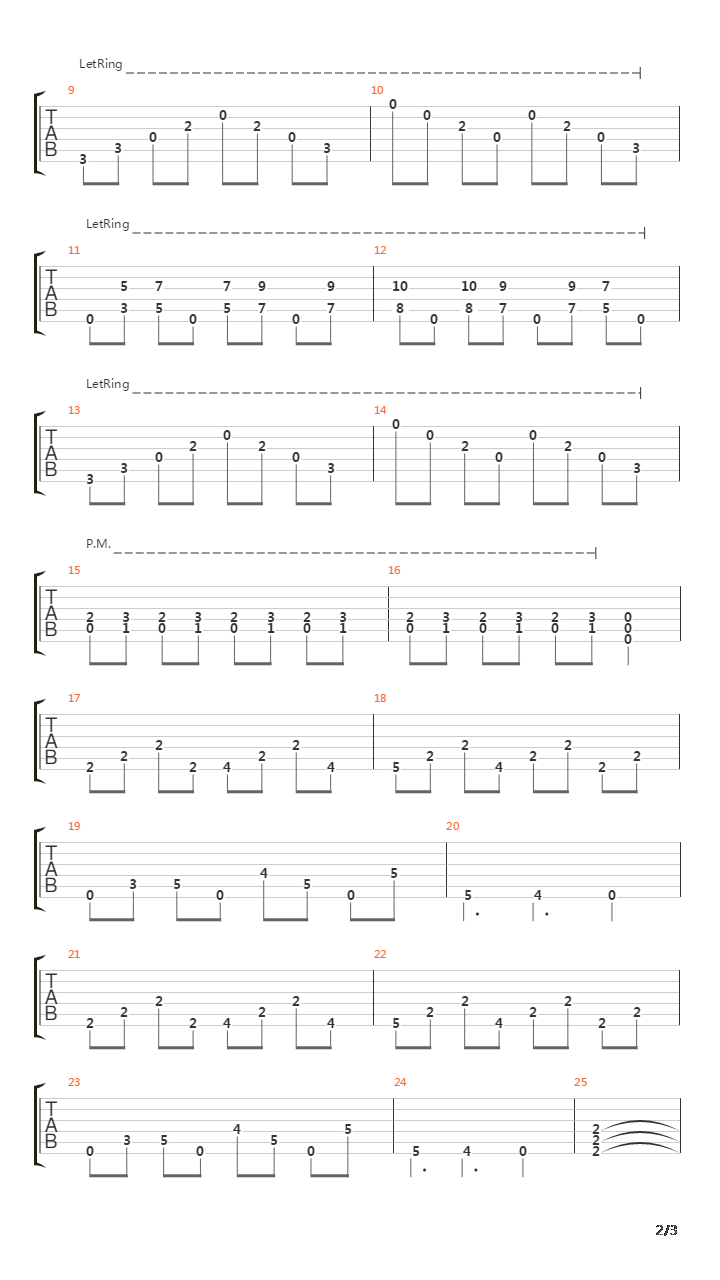 The Passing吉他谱