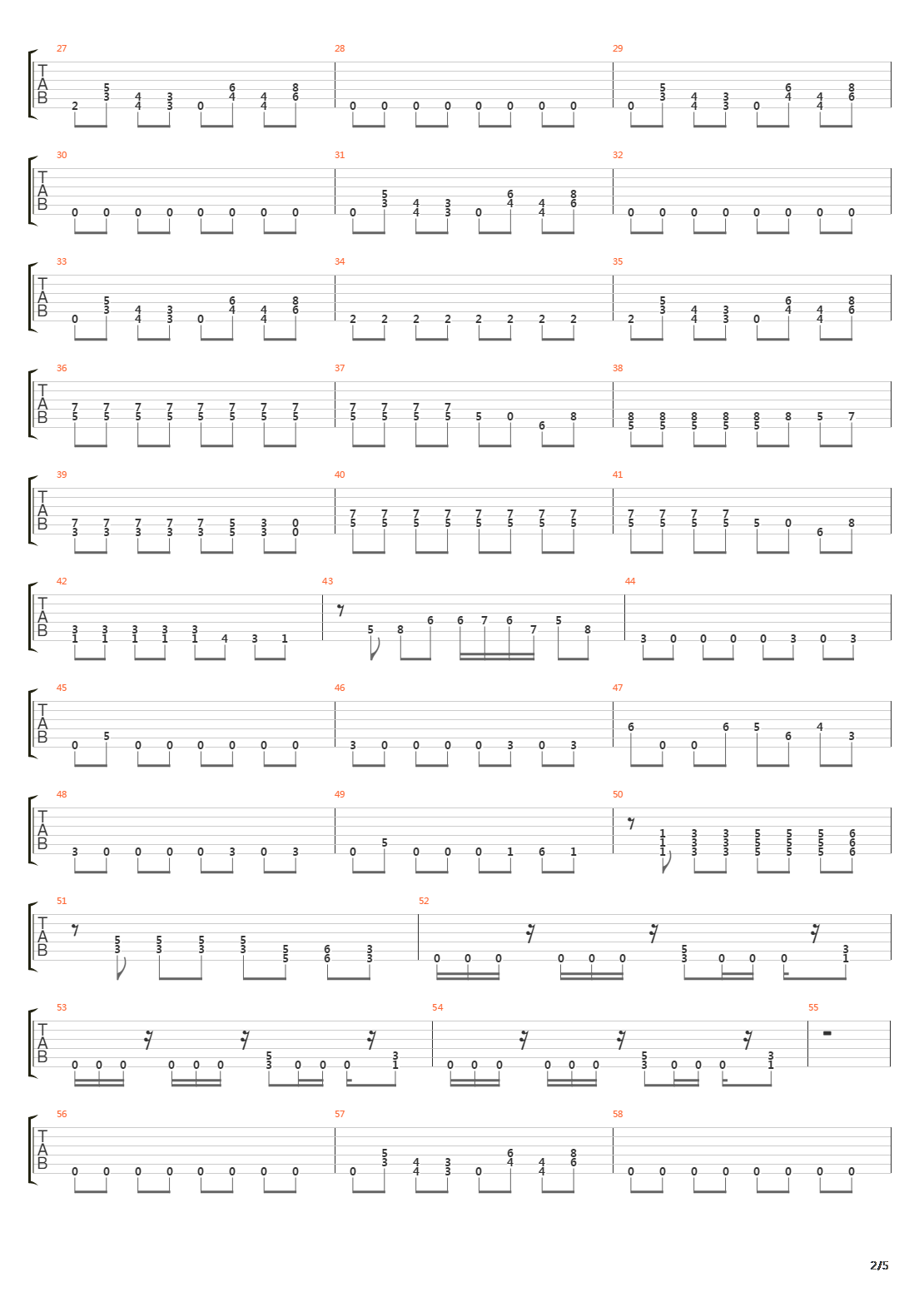 The Undertow吉他谱