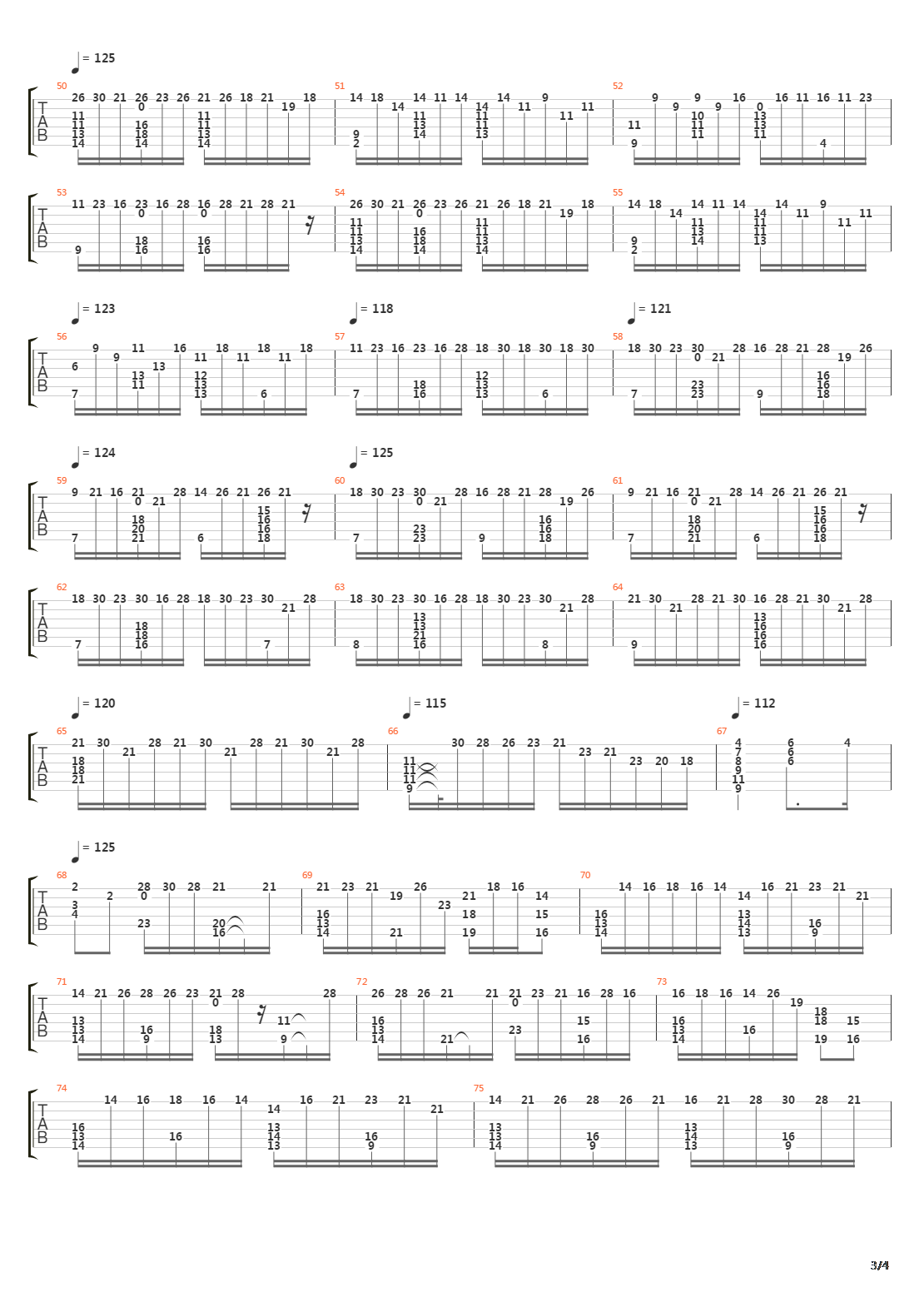 Etude 10 5 Black Key吉他谱