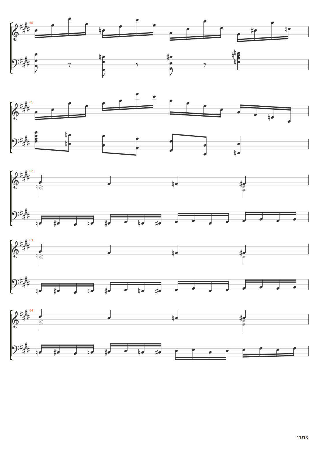 Etude Op10 No4吉他谱