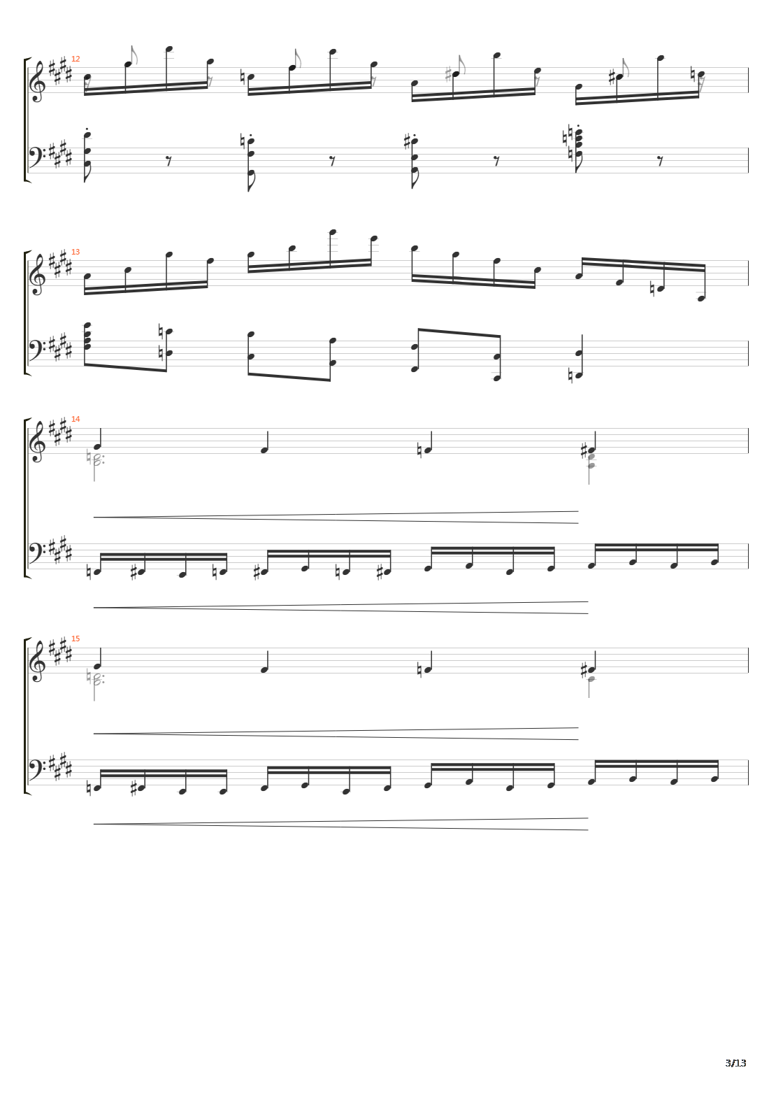 Etude Op10 No4吉他谱