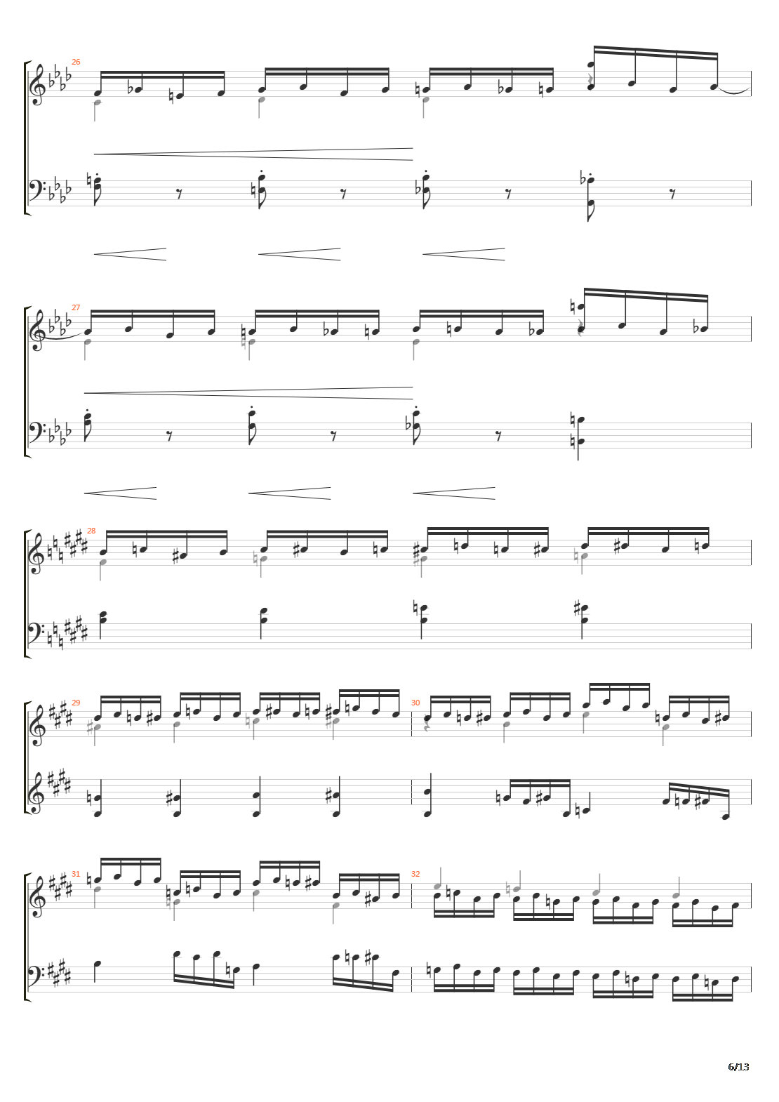 Etude Op10 No4吉他谱