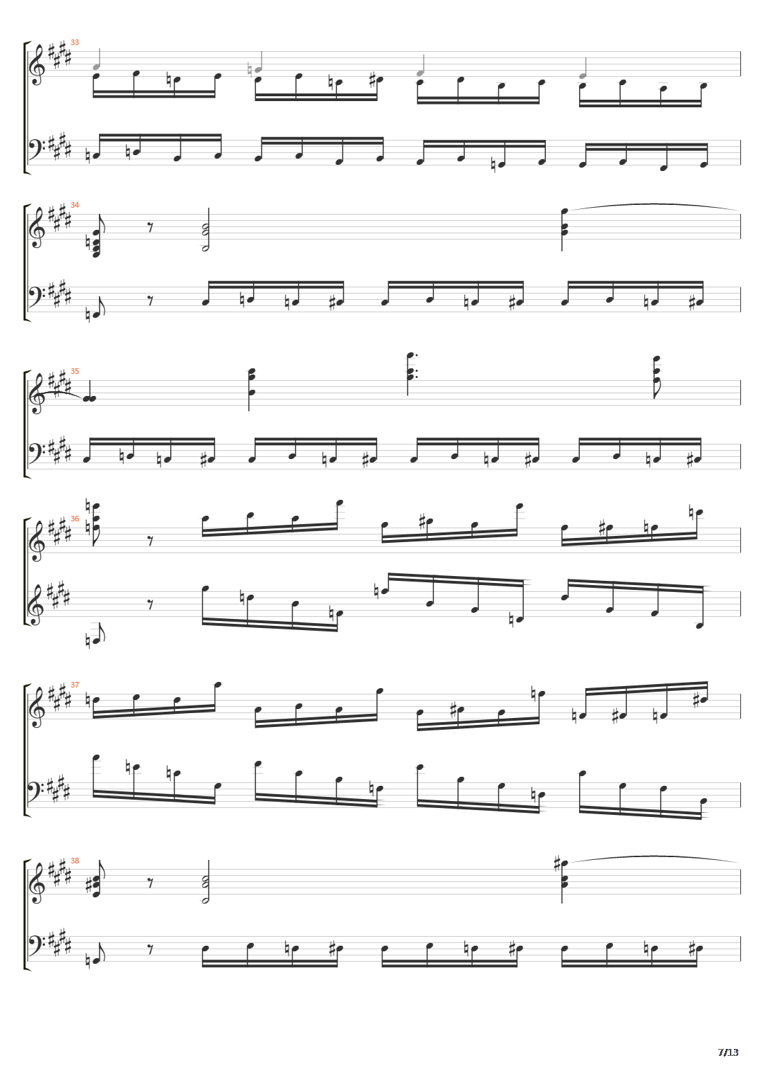 Etude Op10 No4吉他谱