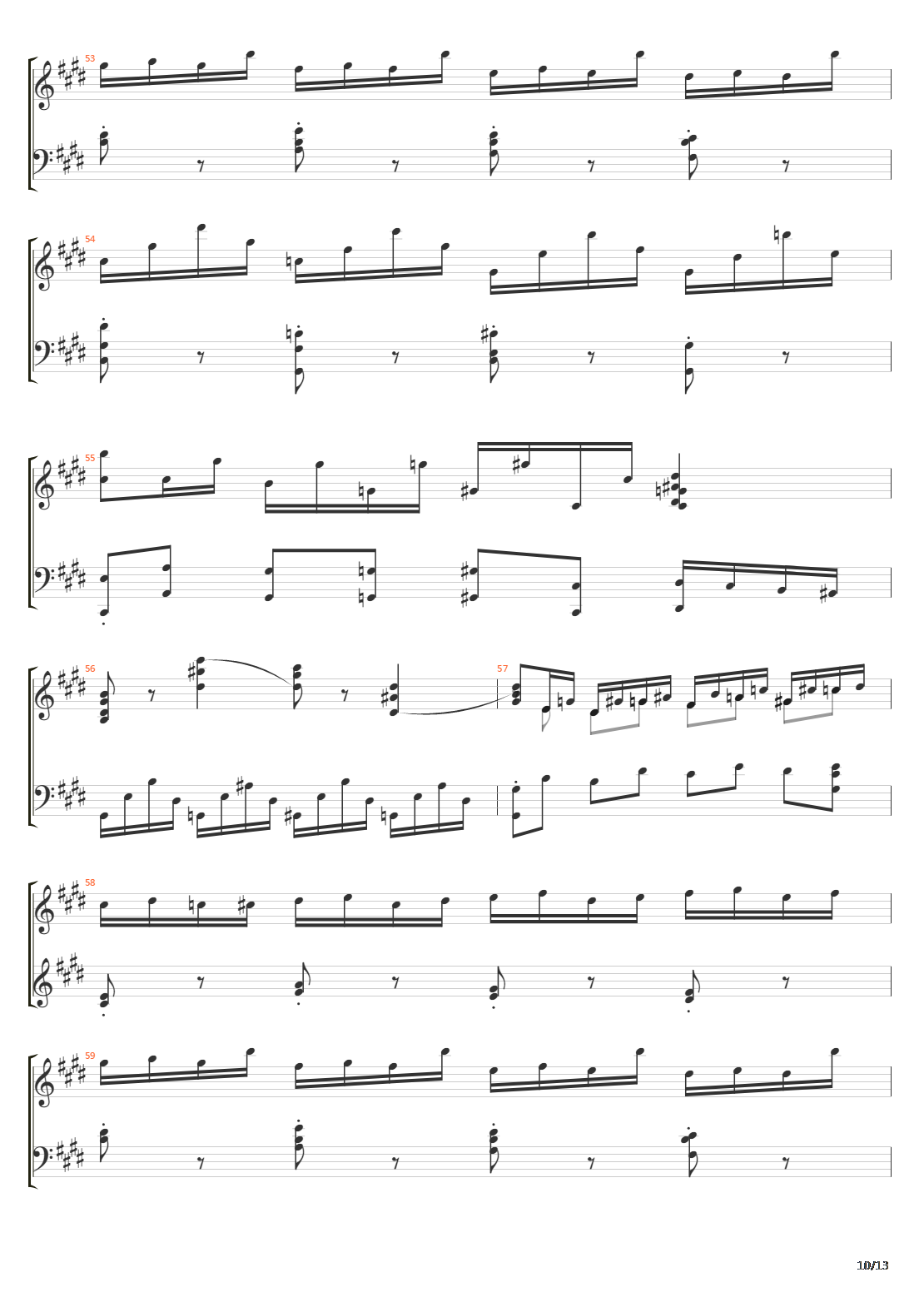 Etude Op10 No4吉他谱