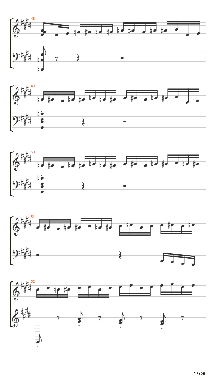 Etude Op10 No4吉他谱