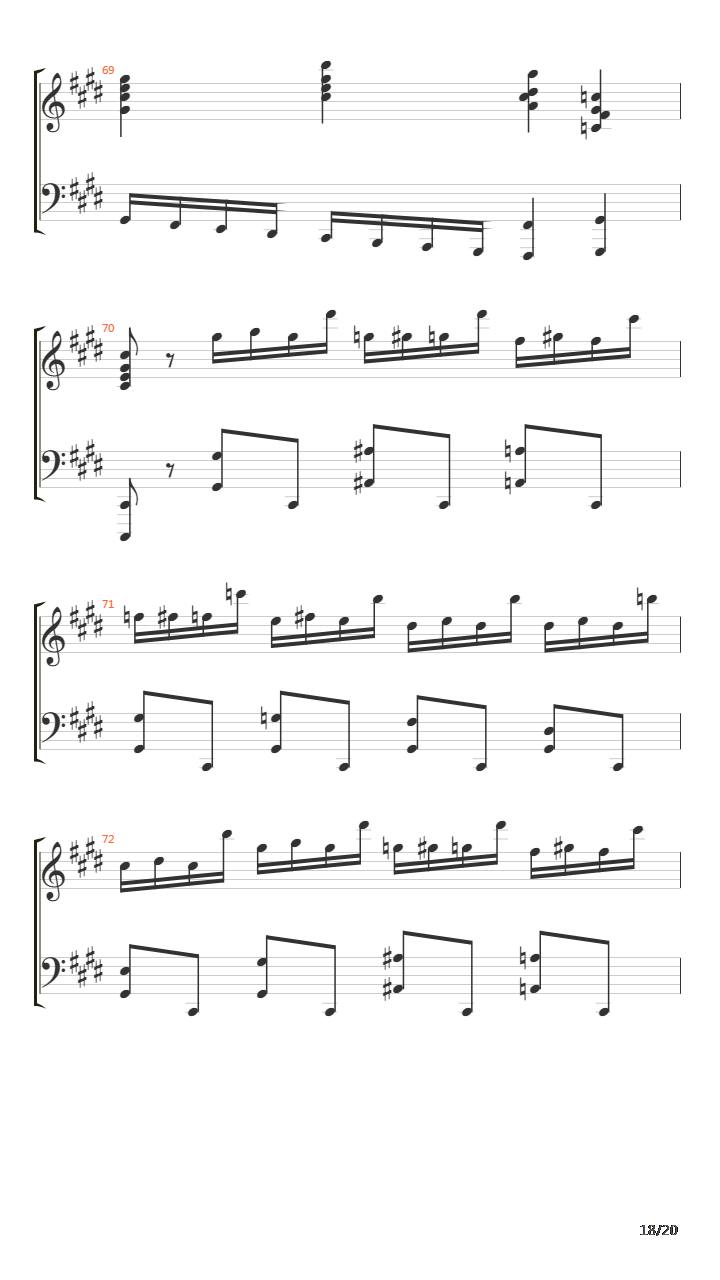 Etude Op10 No4吉他谱