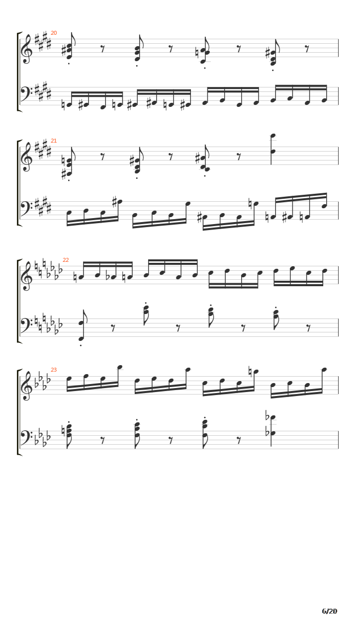 Etude Op10 No4吉他谱