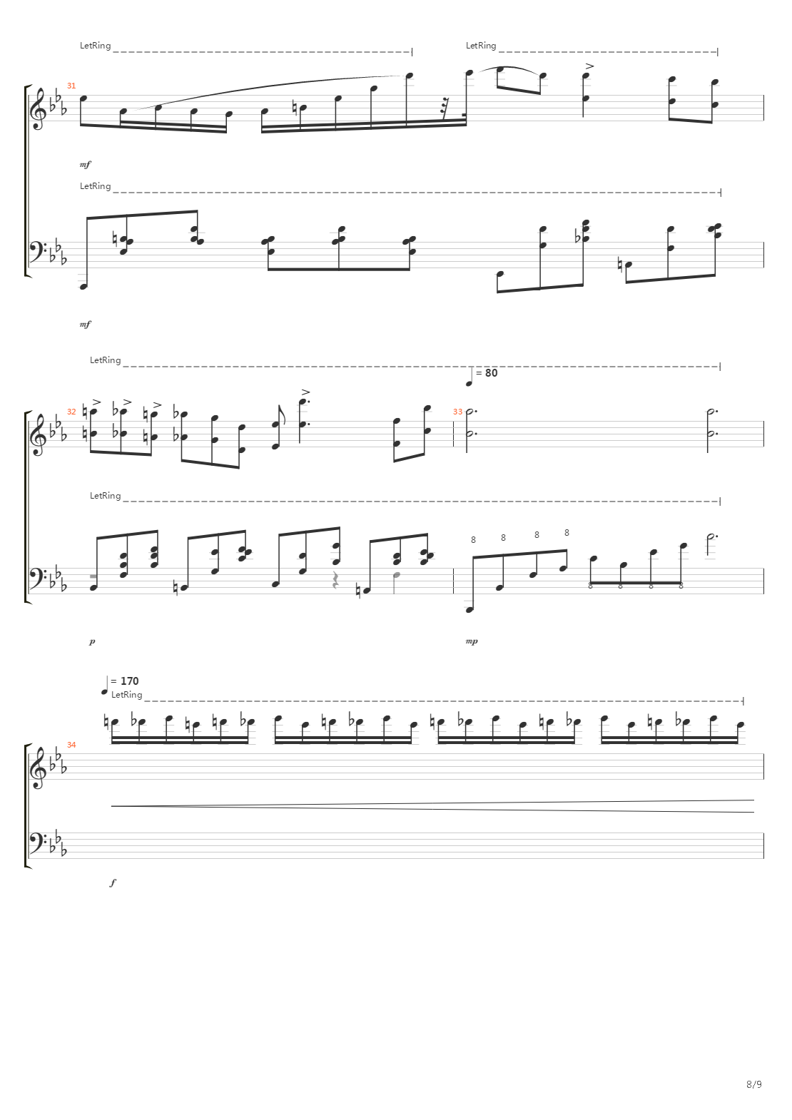 Nocturne Op 9 No 2吉他谱