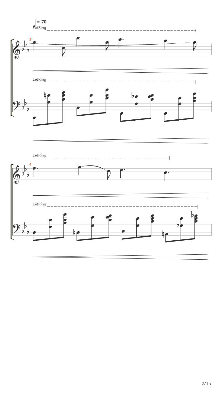 Nocturne Op 9 No 2吉他谱