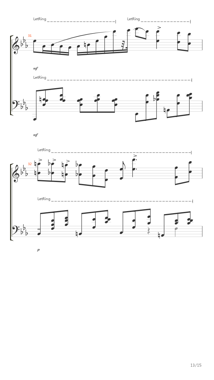 Nocturne Op 9 No 2吉他谱