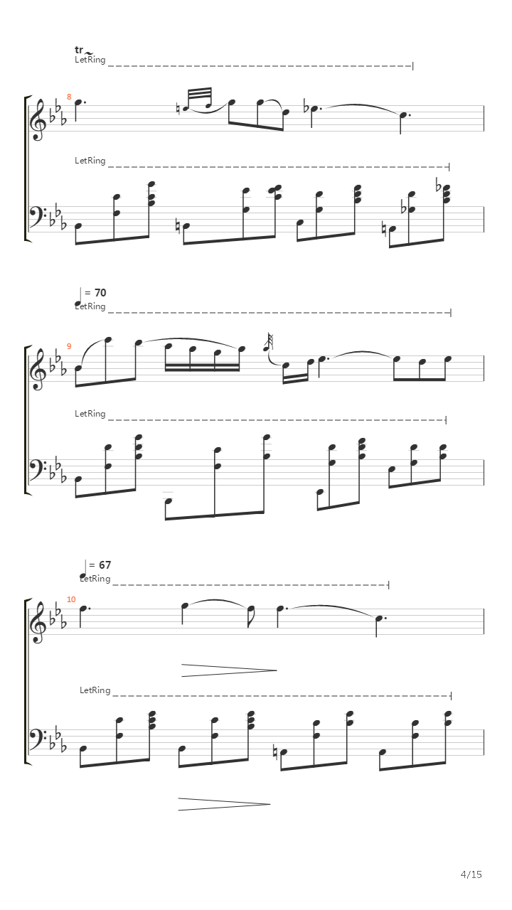 Nocturne Op 9 No 2吉他谱