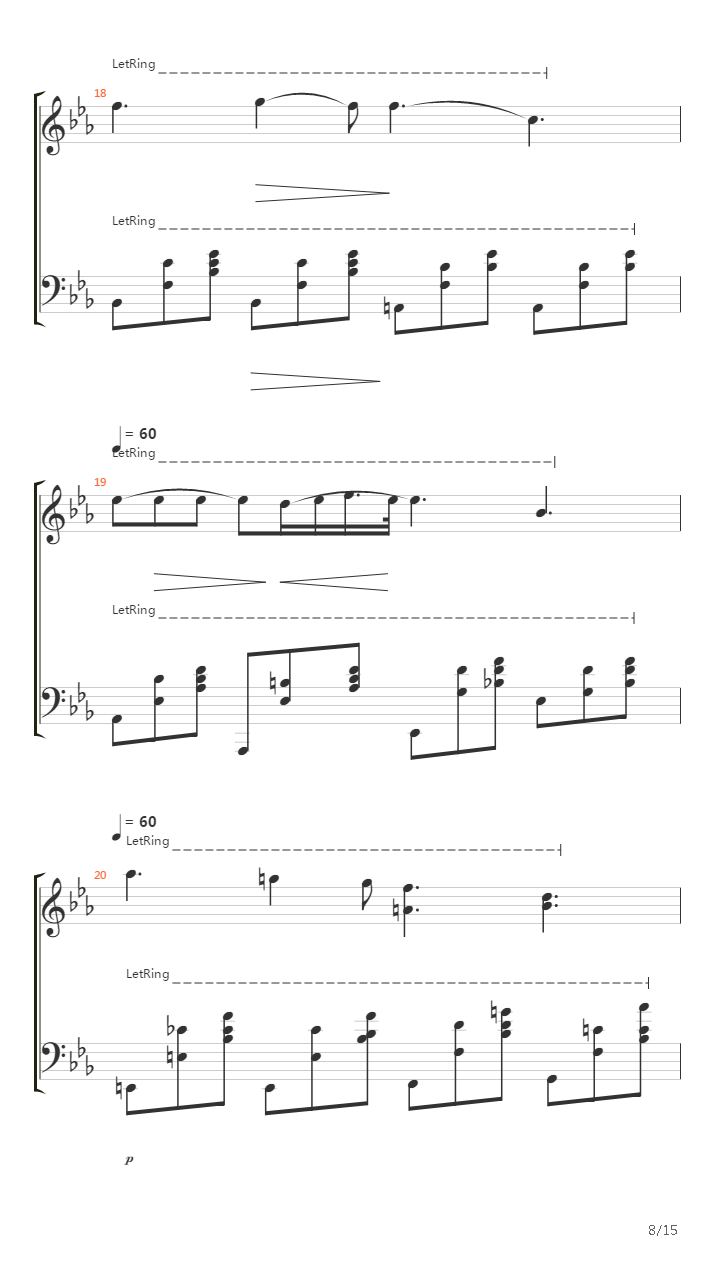 Nocturne Op 9 No 2吉他谱